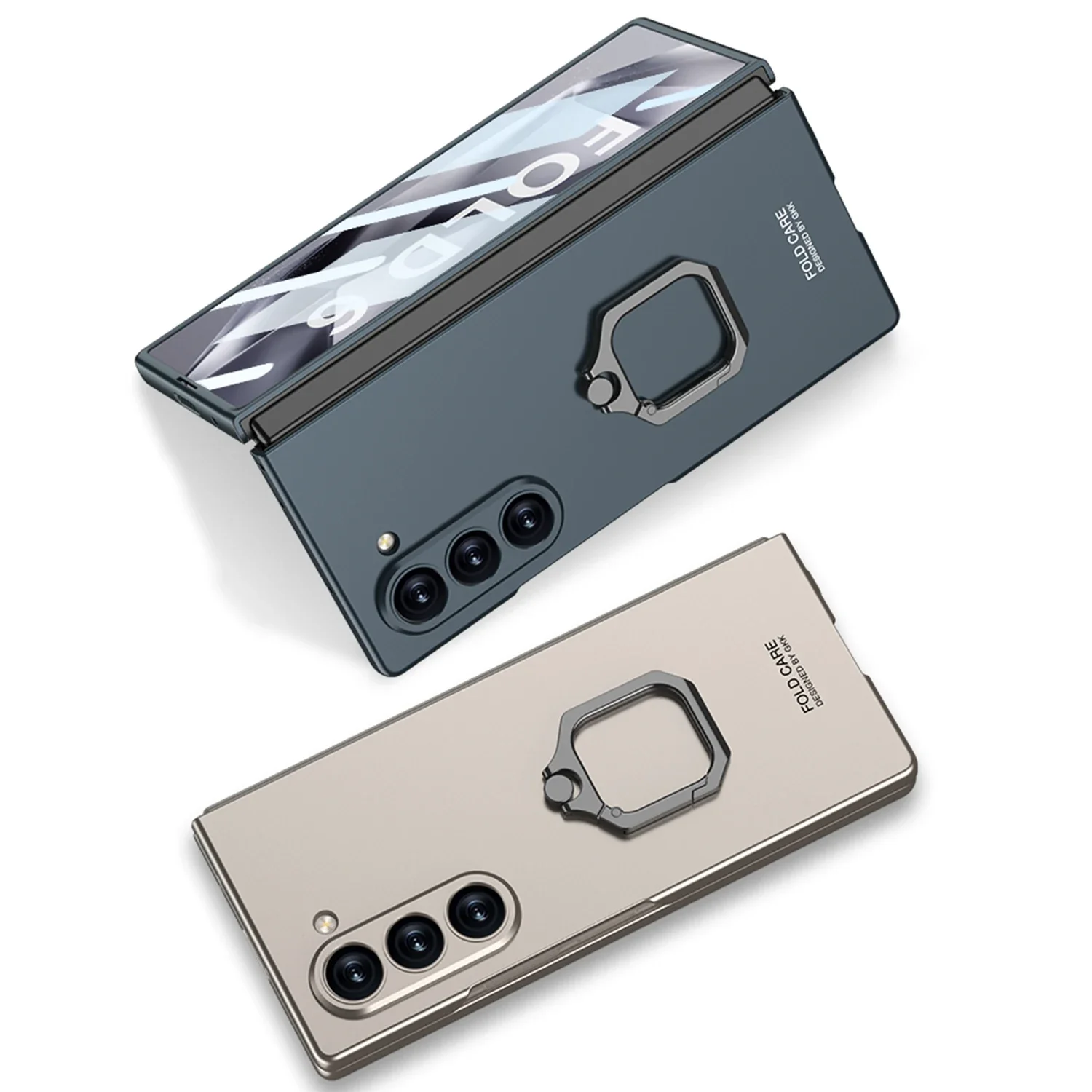Galaxy Z Fold6 Refined Matte Ring Holder Case - Image 2