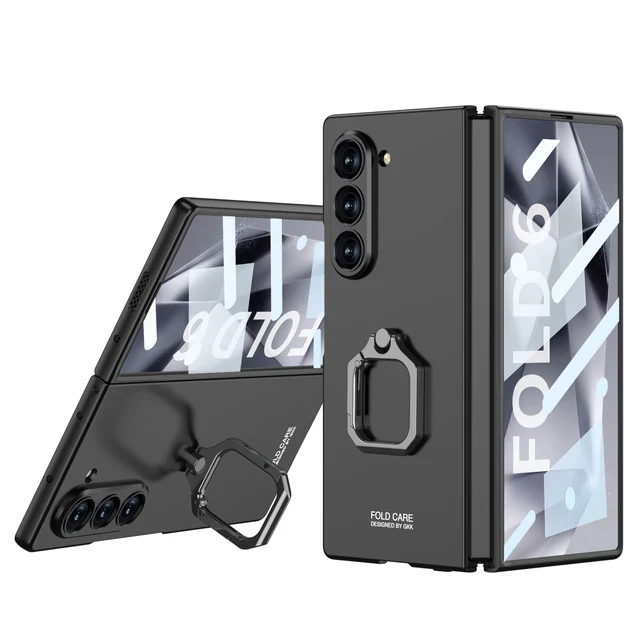 Galaxy Z Fold6 Refined Matte Ring Holder Case - Image 3