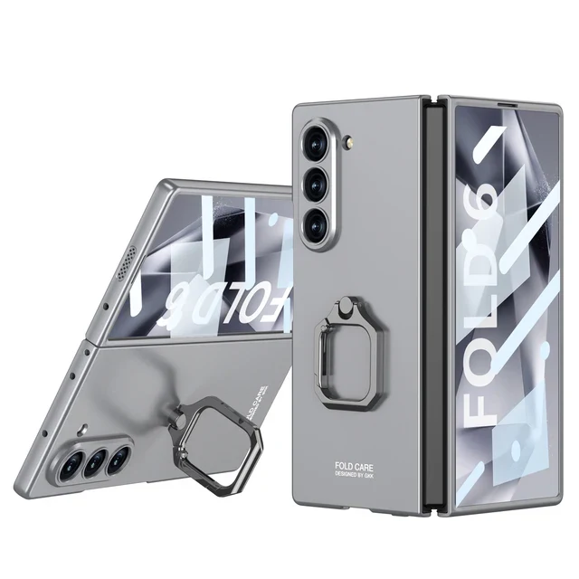 Galaxy Z Fold6 Refined Matte Ring Holder Case - Image 5