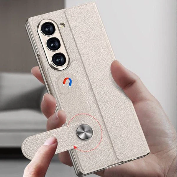 Galaxy Z Fold6 Rich Luxe Corporate Leather Case - Image 10