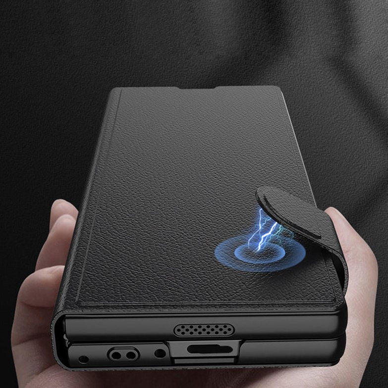 Galaxy Z Fold6 Rich Luxe Corporate Leather Case - Image 12