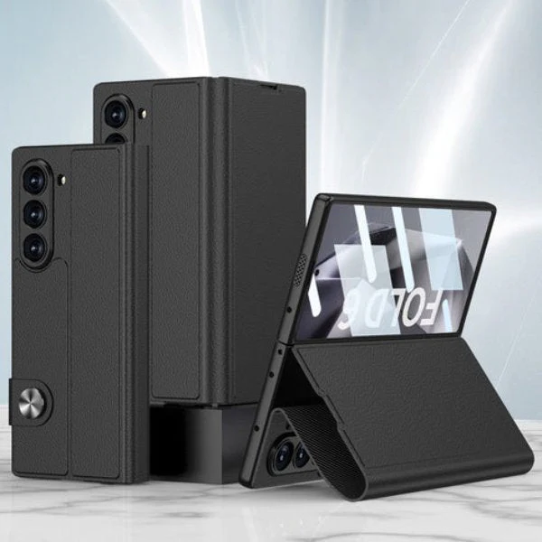 Galaxy Z Fold6 Rich Luxe Corporate Leather Case - Image 2