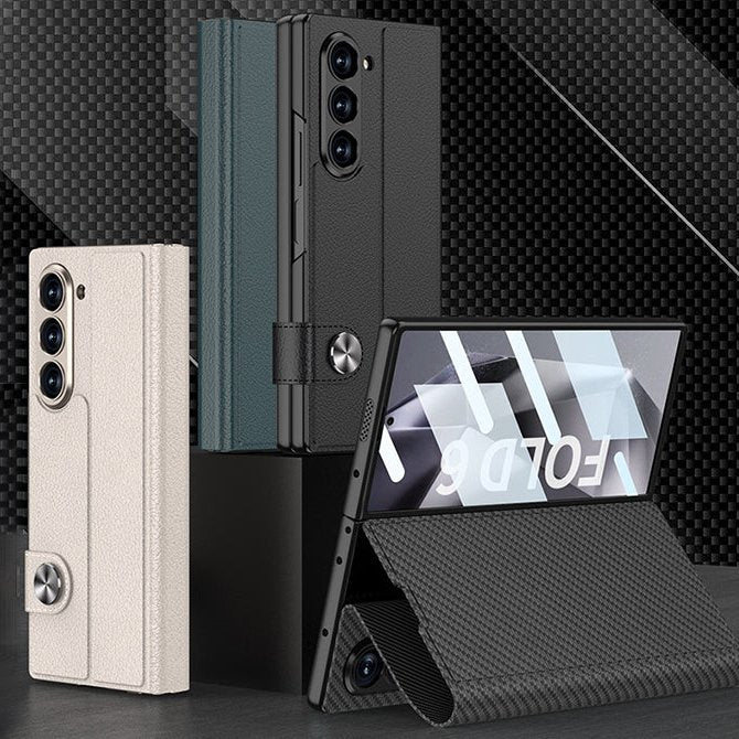 Galaxy Z Fold6 Rich Luxe Corporate Leather Case - Image 7
