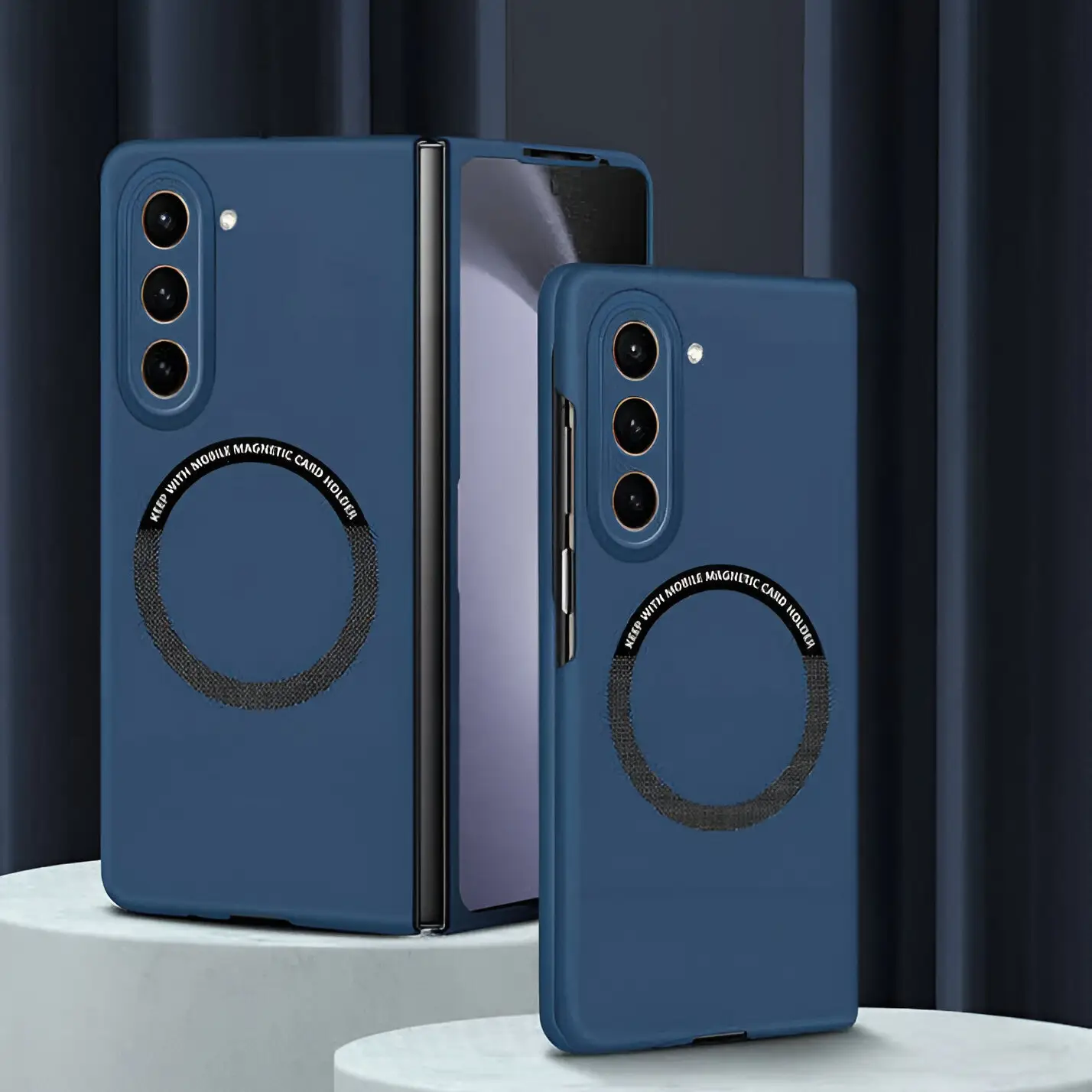Galaxy Z Fold6 Smooth Borderless Magnetic Grip Case - Image 9
