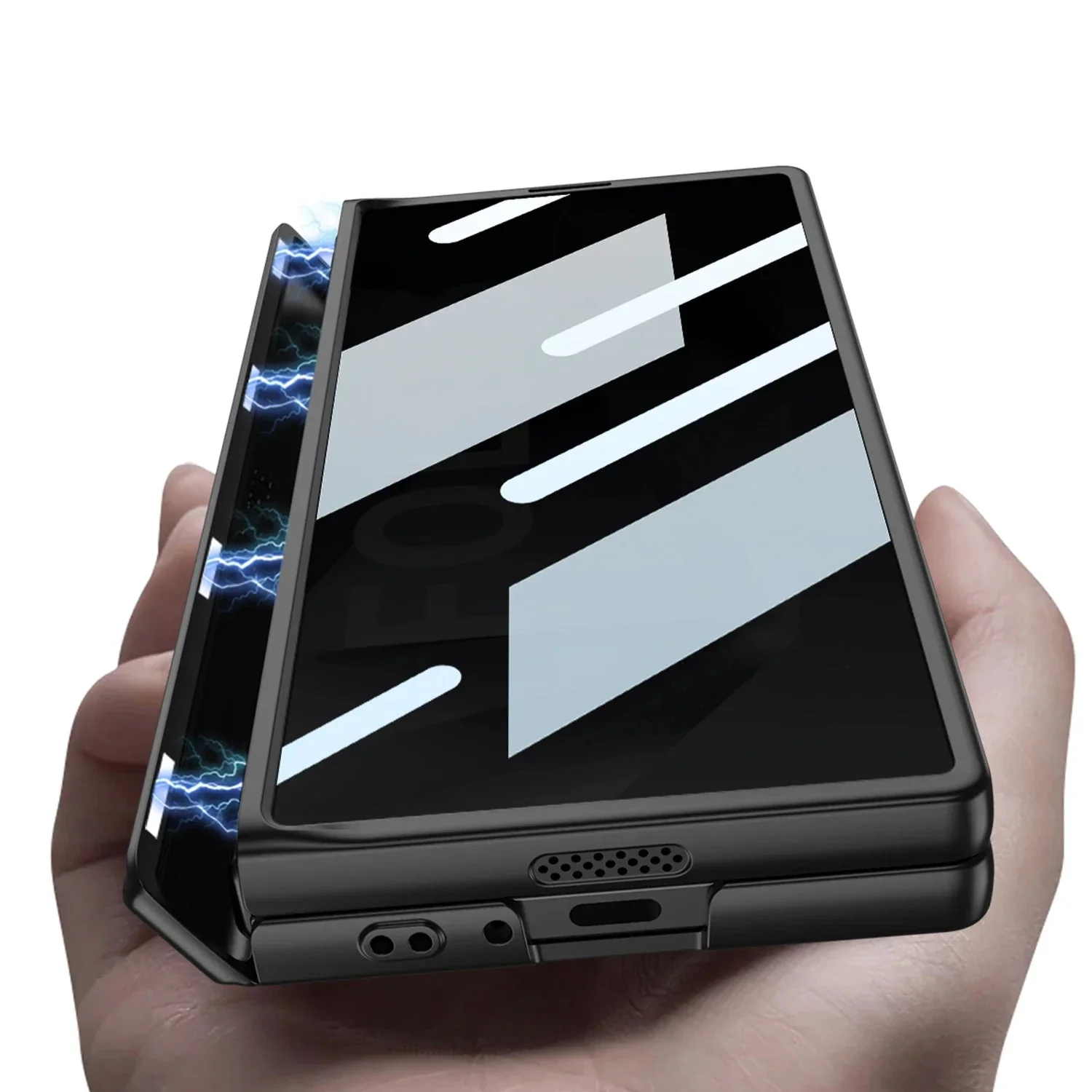 Galaxy Z Fold Series Ultimate Armor Privacy Screen Case [ Anti- Spy Glass] - Image 11