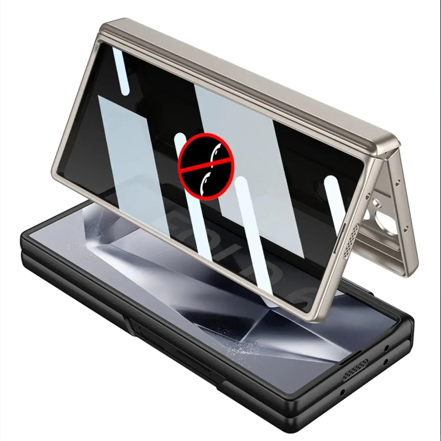 Galaxy Z Fold Series Ultimate Armor Privacy Screen Case [ Anti- Spy Glass] - Image 3
