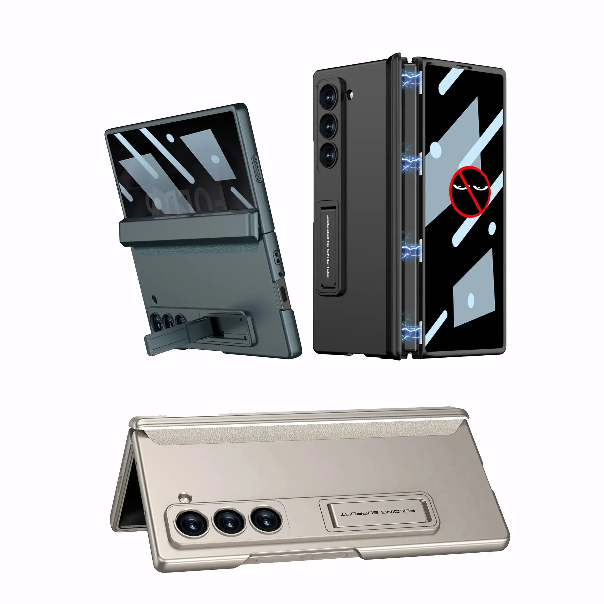 Galaxy Z Fold Series Ultimate Armor Privacy Screen Case [ Anti- Spy Glass] - Image 4