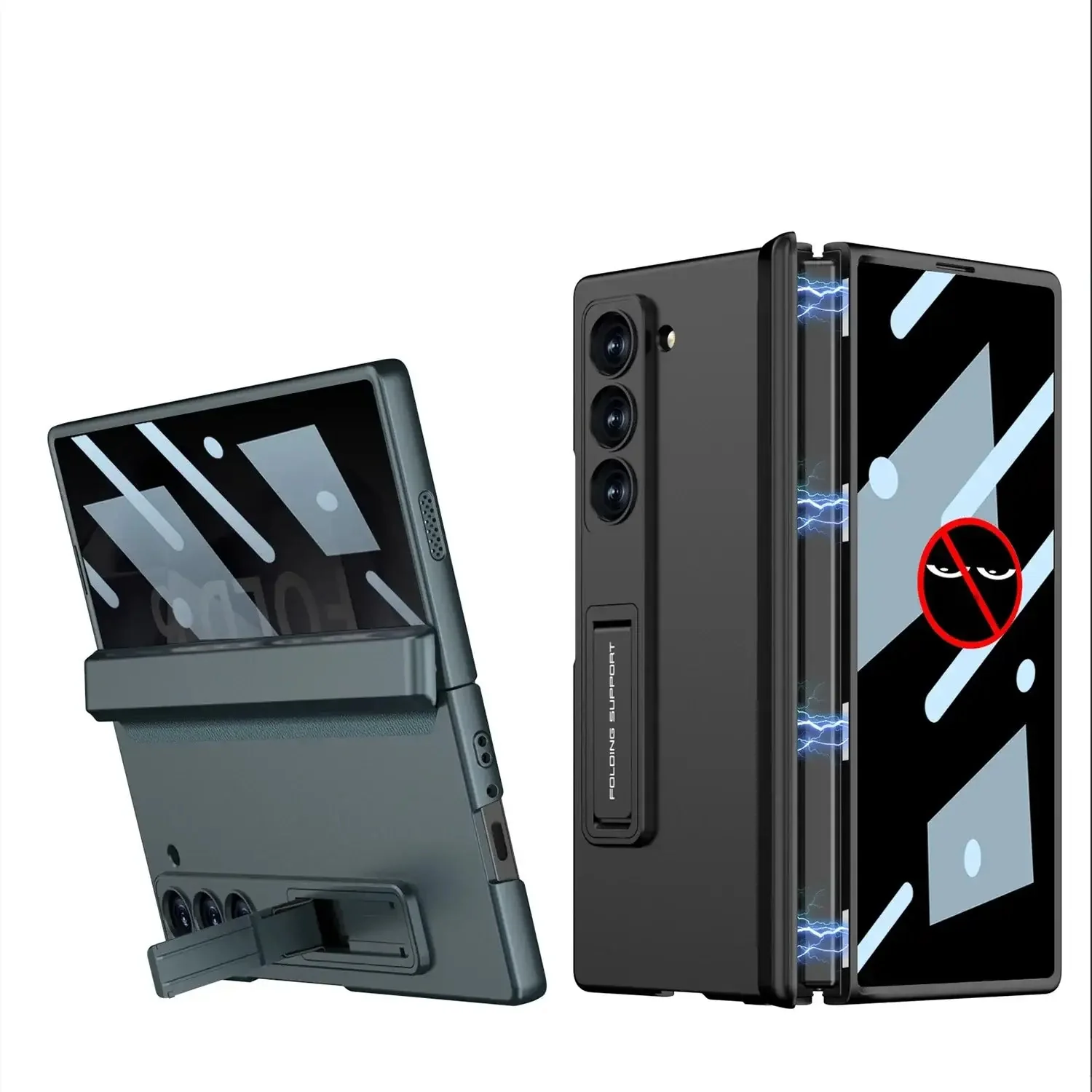 Galaxy Z Fold Series Ultimate Armor Privacy Screen Case [ Anti- Spy Glass] - Image 5