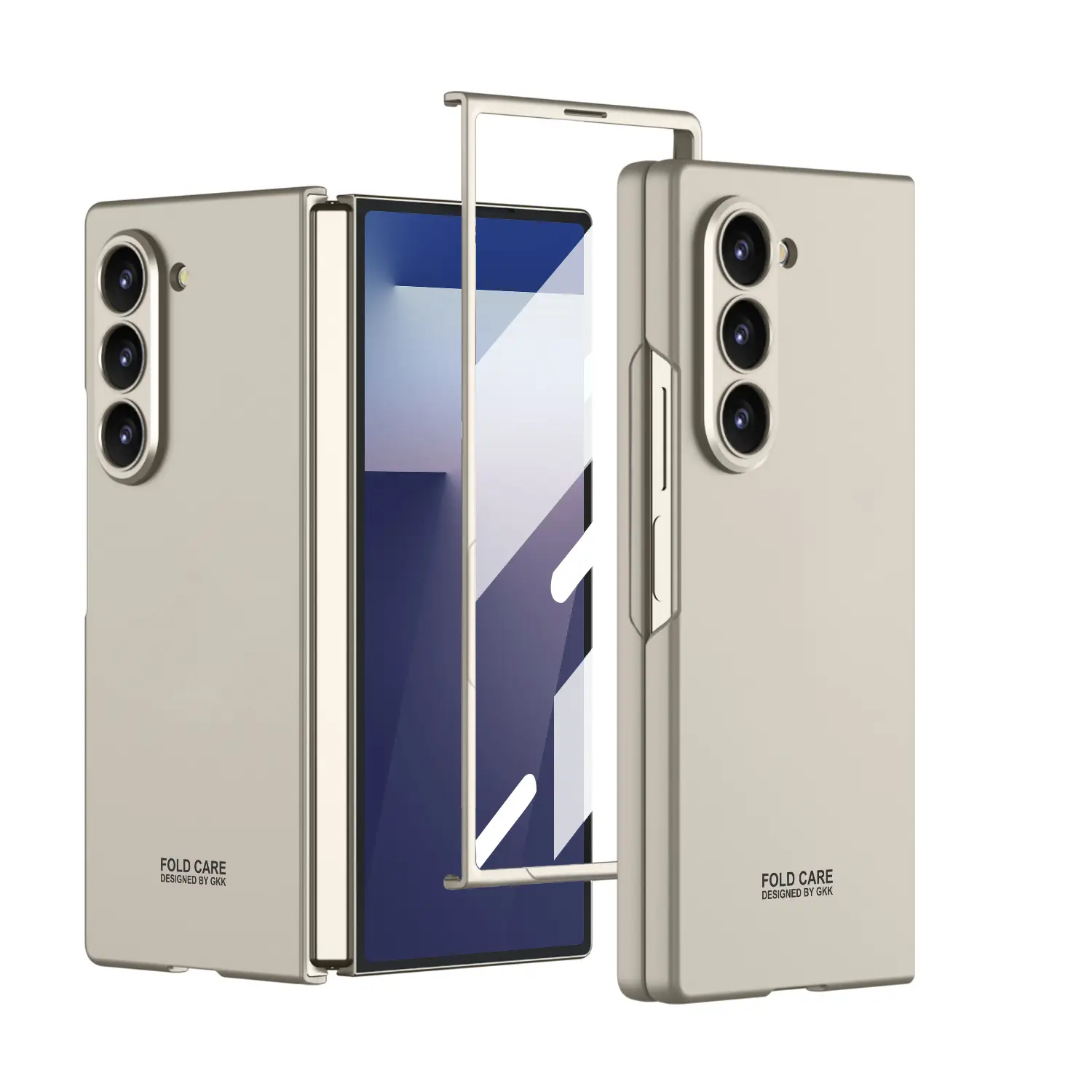 Galaxy Z Fold7 Deluxe Matte Robust Frame Case - Image 3