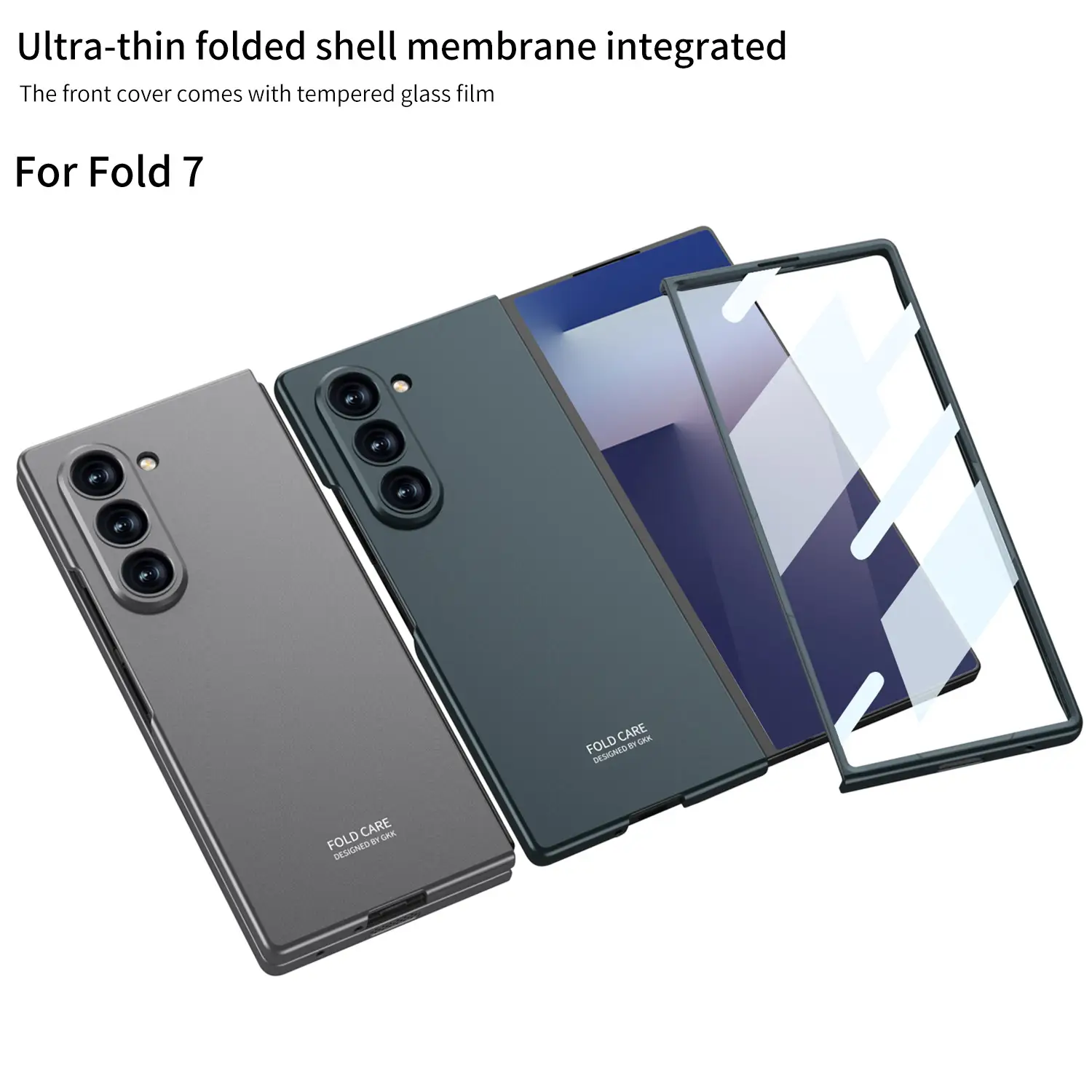 Galaxy Z Fold7 Deluxe Matte Robust Frame Case - Image 6