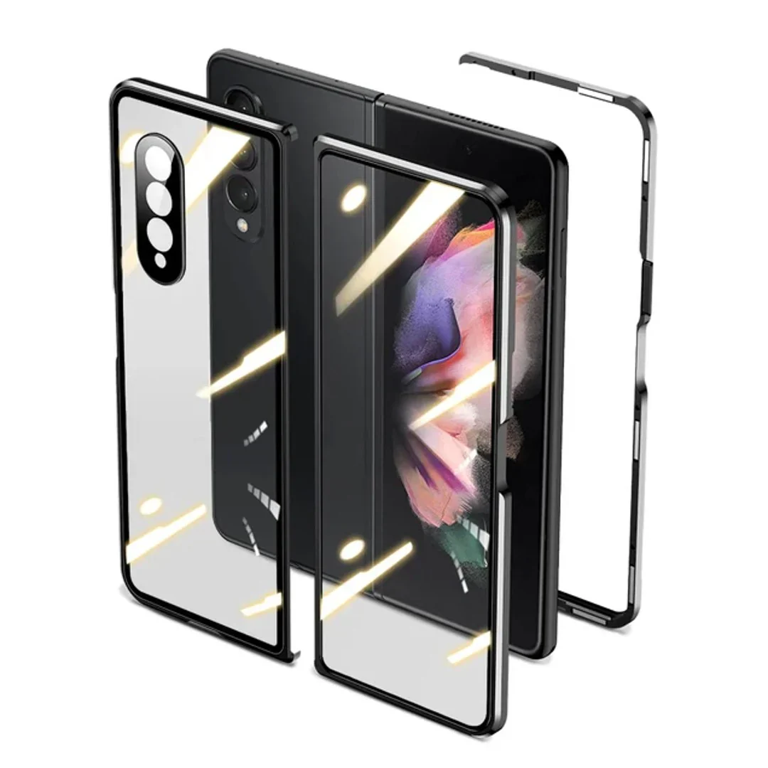 Galaxy Z Fold7 (Front+Back) Protection Magnetic Fit Case - Image 7