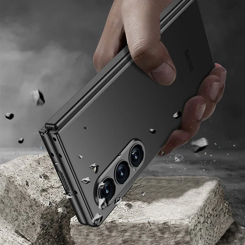 Galaxy Z Fold Series Deluxe Matte Robust Frame Case - Image 15