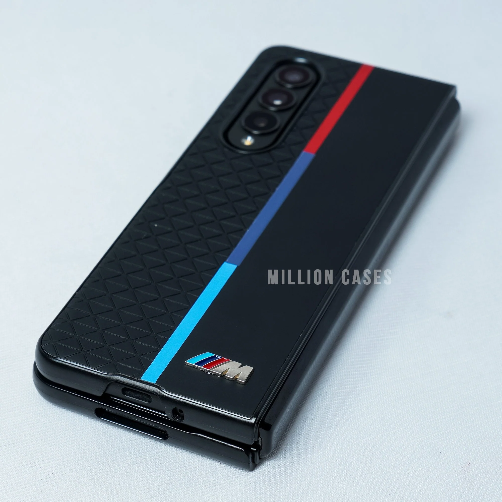 Galaxy Z Series Embossed Triangle Textured Soft TPU Case - Image 6