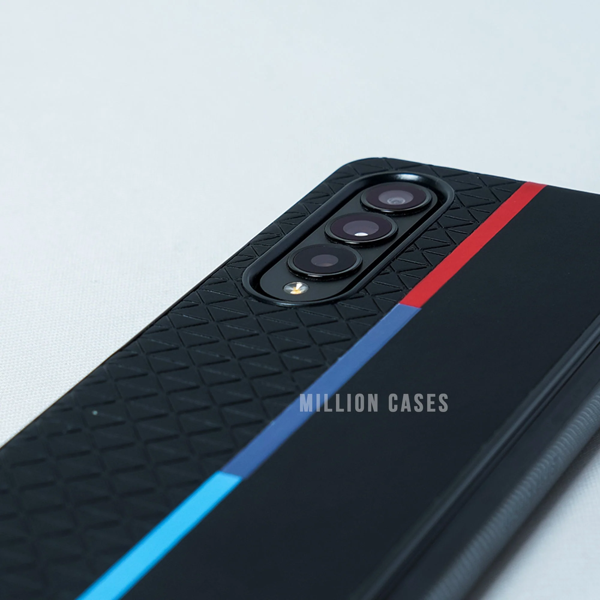 Galaxy Z Series Embossed Triangle Textured Soft TPU Case - Image 7