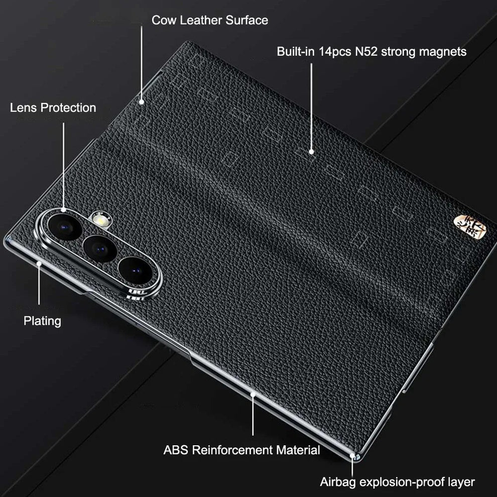 Galaxy Z Series Vortex Business Professional Leather Case - Image 7
