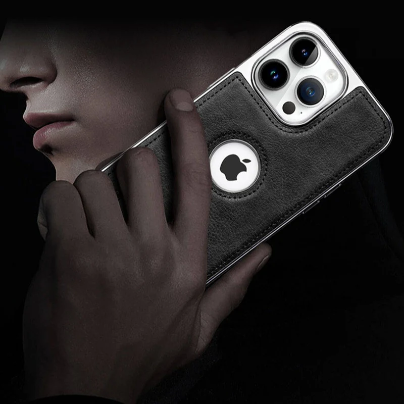 Genuine Leather Bracket Holder Case - iPhone - Image 13