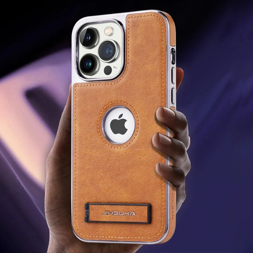 Genuine Leather Bracket Holder Case - iPhone - Image 14