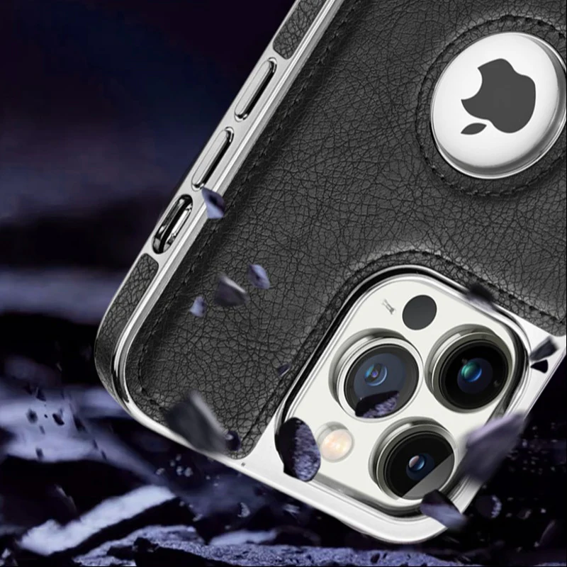 Genuine Leather Bracket Holder Case - iPhone - Image 15