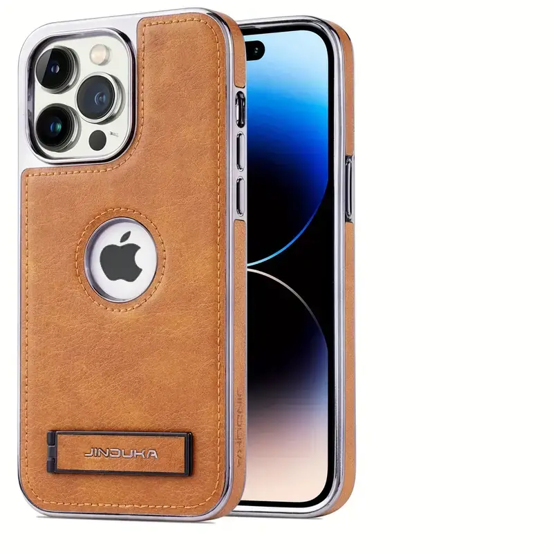 Genuine Leather Bracket Holder Case - iPhone - Image 19