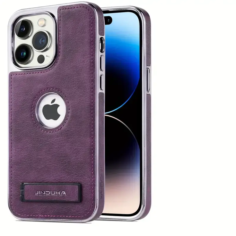 Genuine Leather Bracket Holder Case - iPhone - Image 21