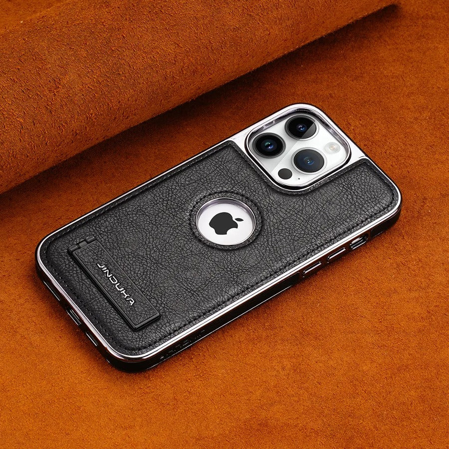 Genuine Leather Bracket Holder Case - iPhone - Image 6