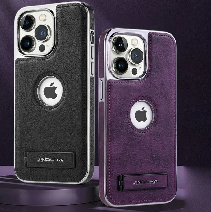 Genuine Leather Bracket Holder Case - iPhone - Image 9