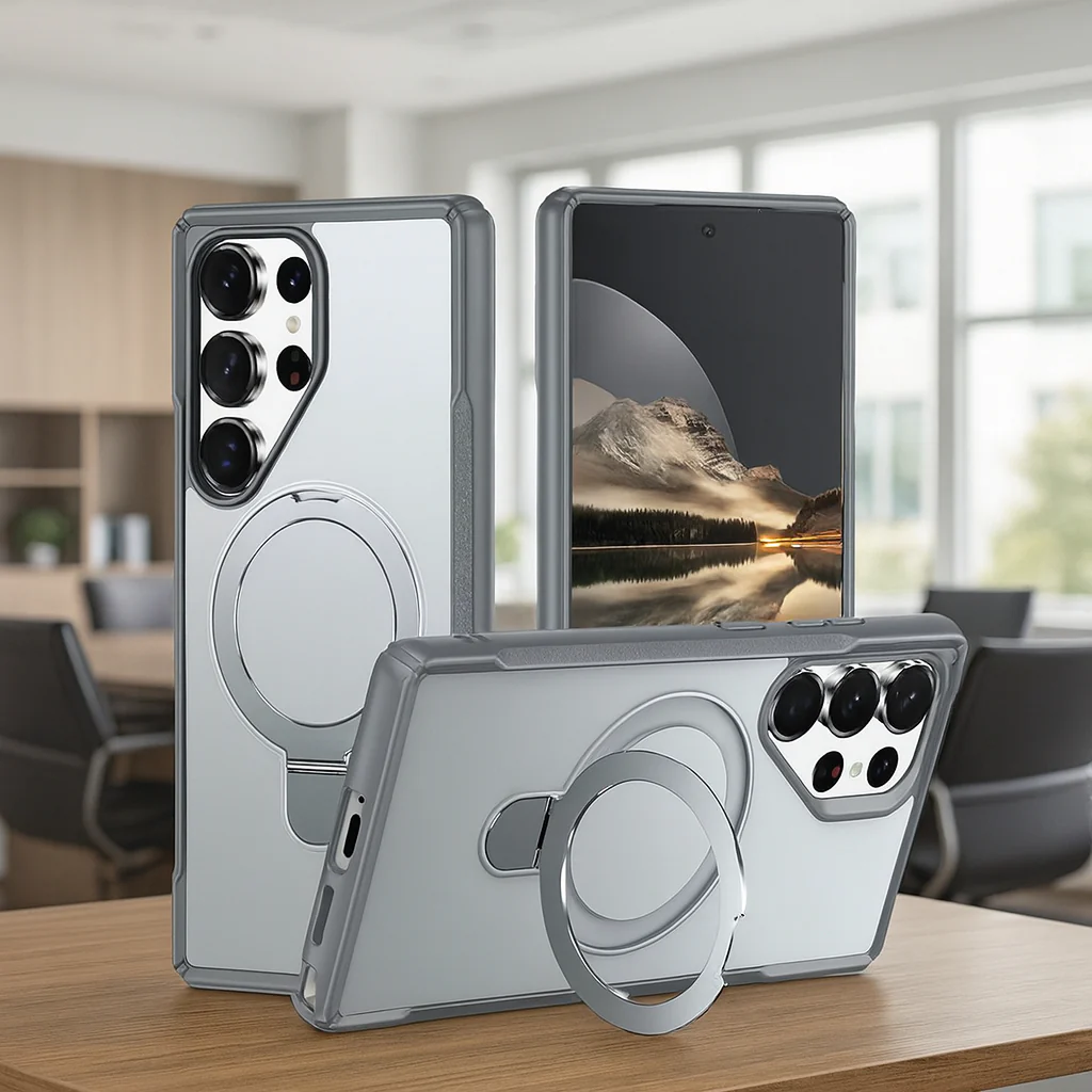 Magnetic Kickstand Matte Case - Image 2