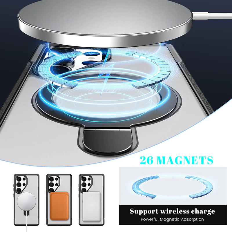 Magnetic Kickstand Matte Case - Image 3