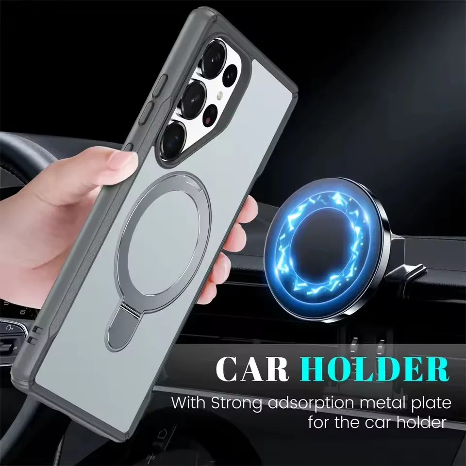 Magnetic Kickstand Matte Case - Image 8