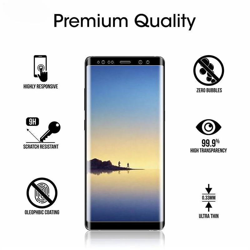 Galaxy Note 8 5D Tempered Glass Full Screen Protector - Image 6