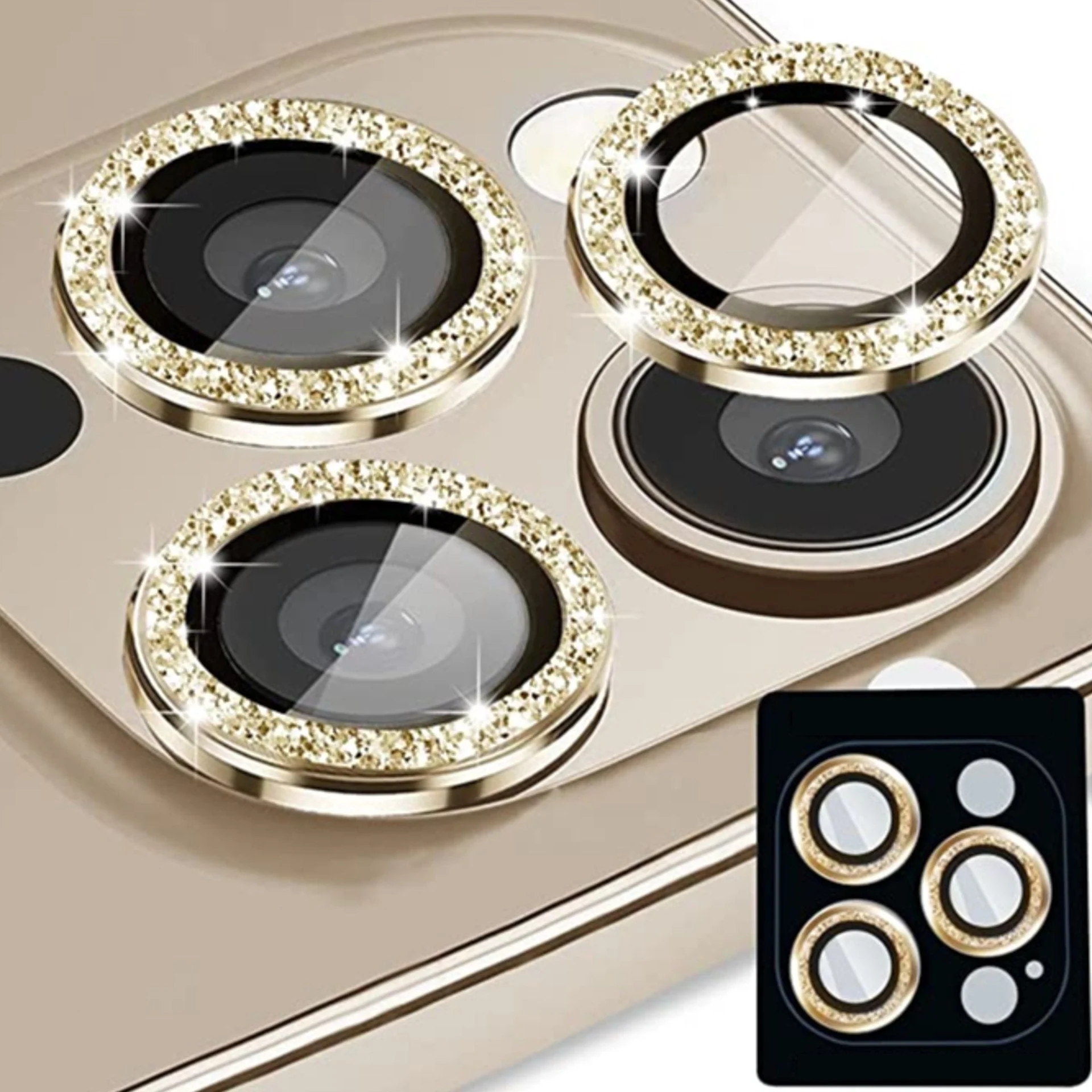 Glitter Diamond Camera Lens Protector - iPhone - Image 3