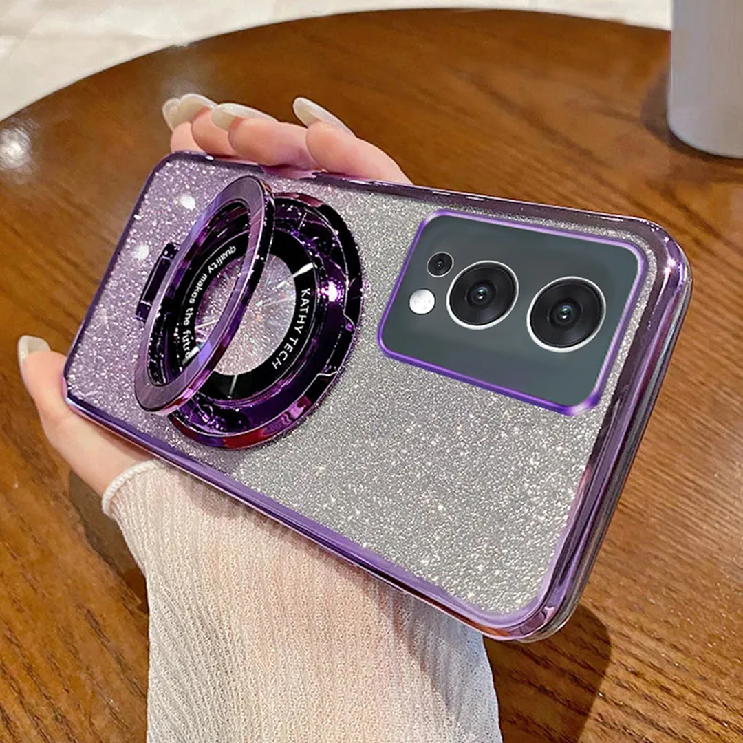 Glitter Ring Grip Transparent Case - OnePlus - Image 4
