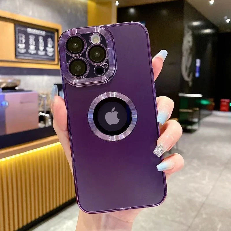 Glossy Electroplating Logo Display Phone Case - iPhone - Image 3