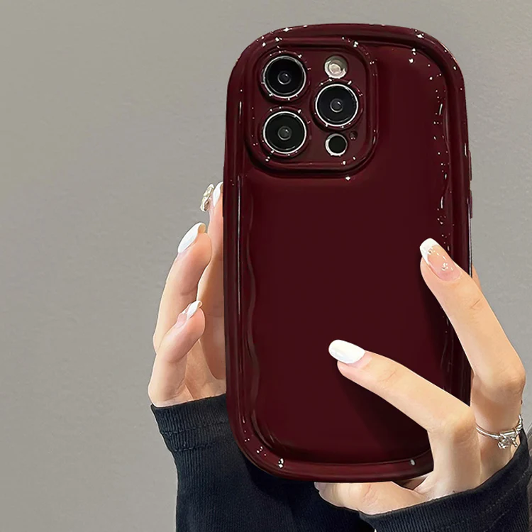 Glossy Varnish Wavy Pattern Case - iPhone - Image 13