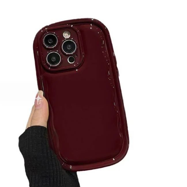 Glossy Varnish Wavy Pattern Case - iPhone - Image 14