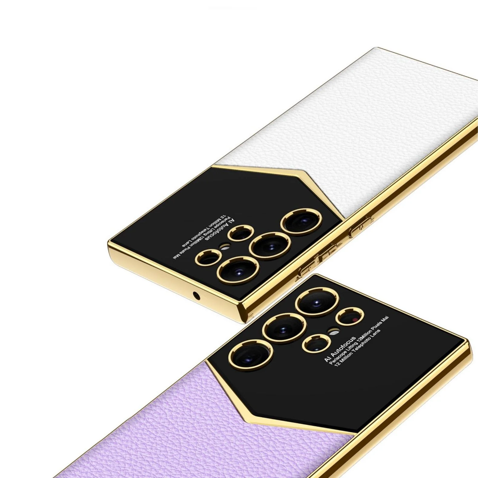 Gold Plated Leather Protective Case - Samsung - Image 10
