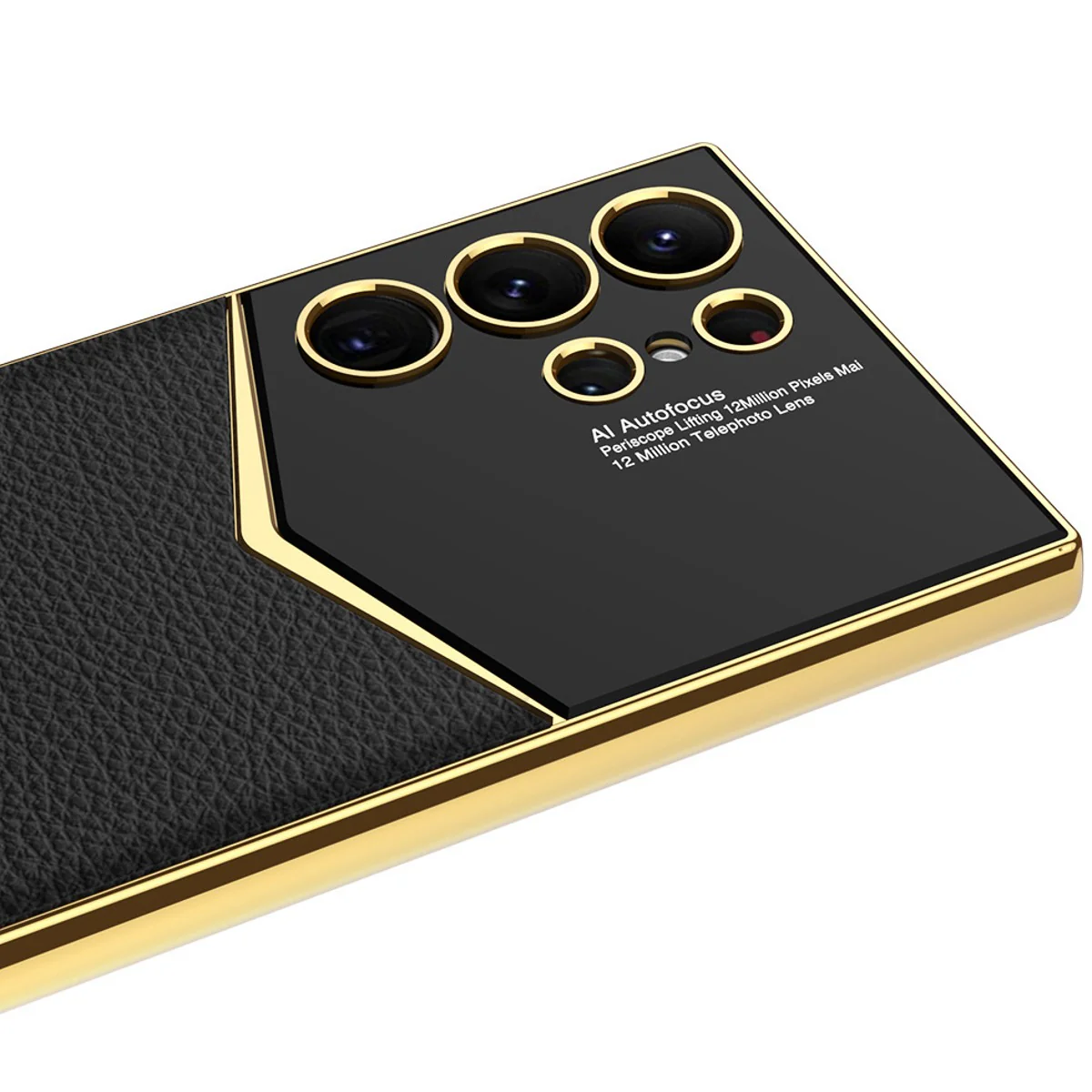 Gold Plated Leather Protective Case - Samsung - Image 12