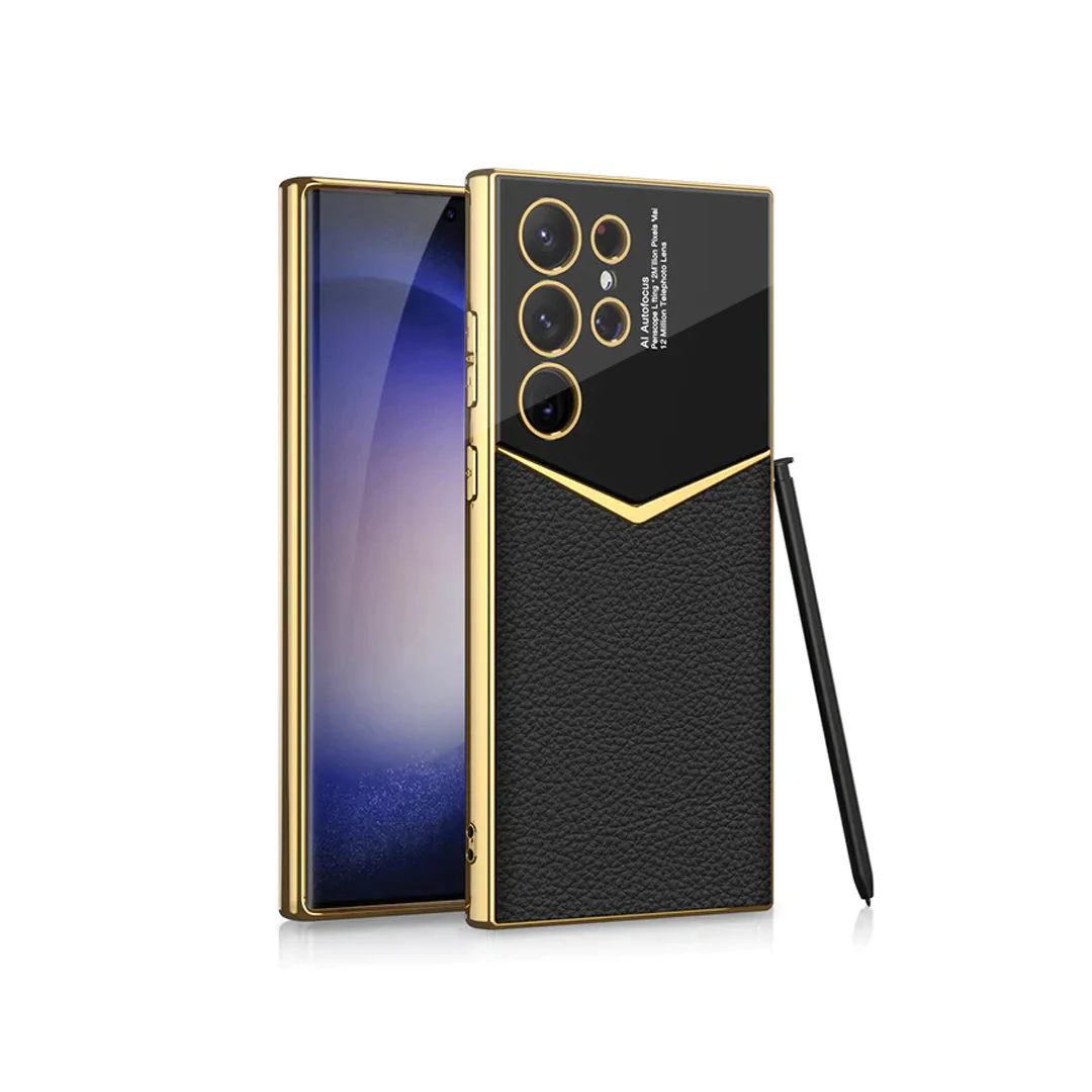 Gold Plated Leather Protective Case - Samsung - Image 13