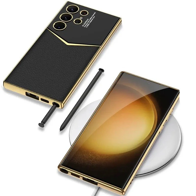 Gold Plated Leather Protective Case - Samsung - Image 14