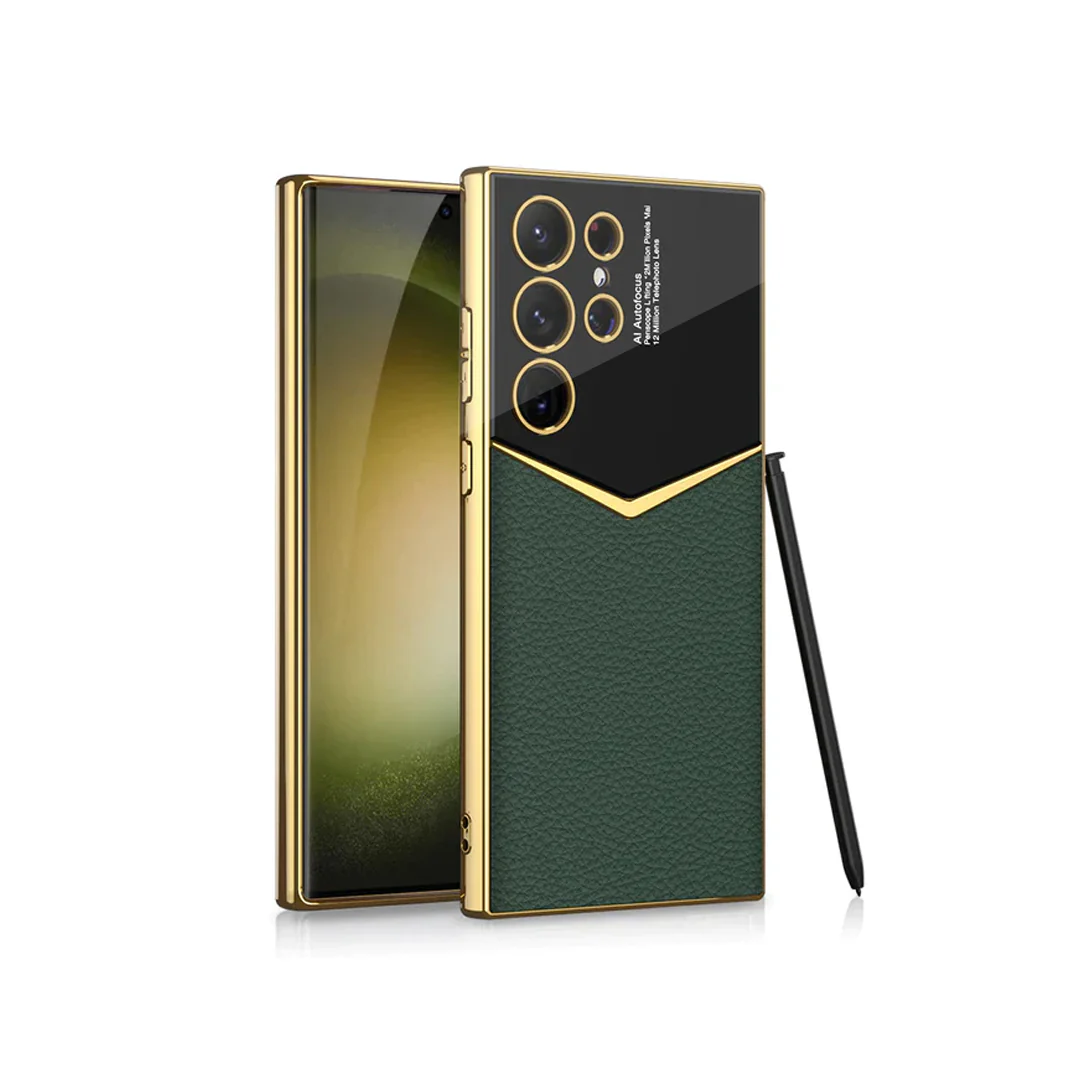 Gold Plated Leather Protective Case - Samsung - Image 17