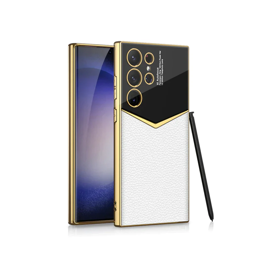 Gold Plated Leather Protective Case - Samsung - Image 18