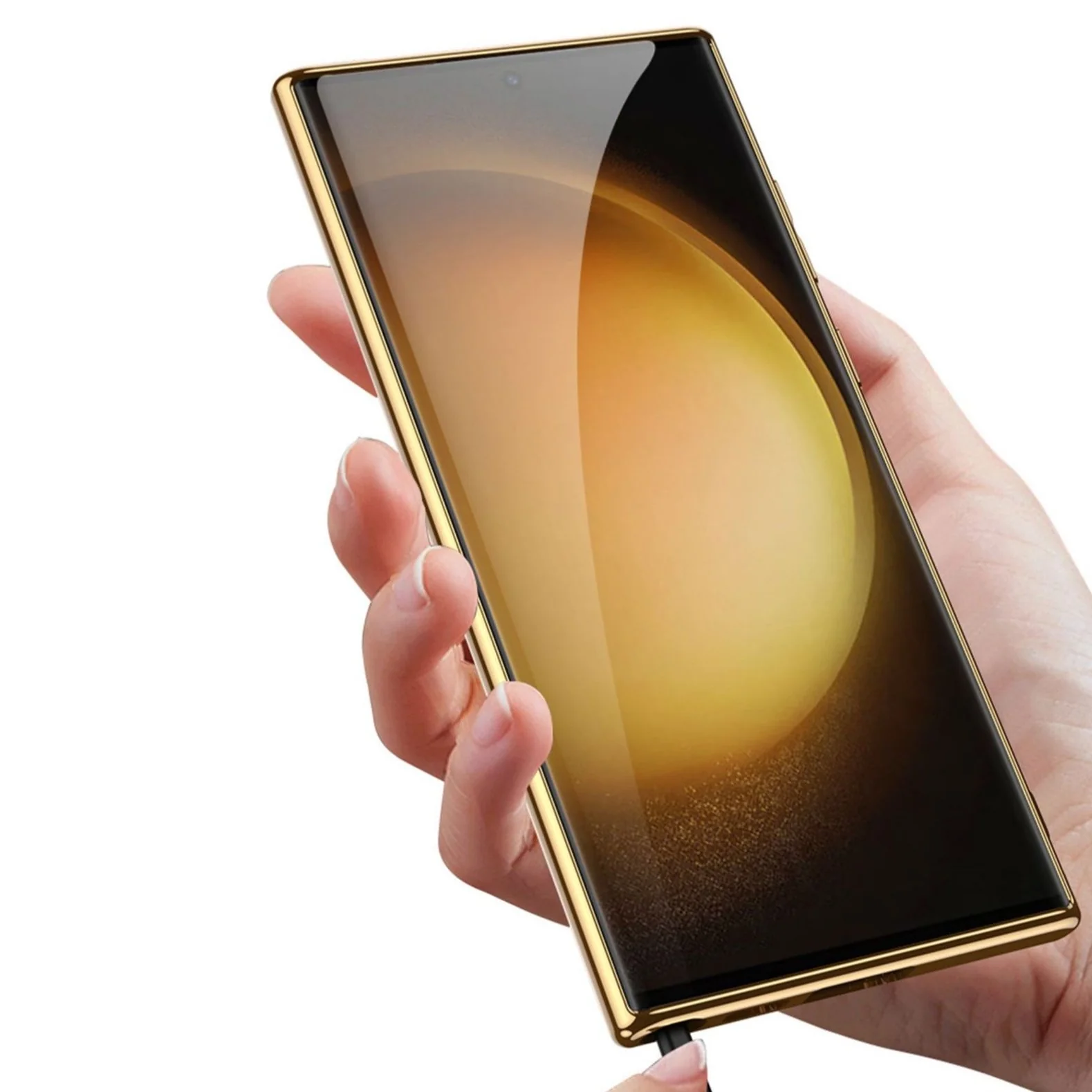 Gold Plated Leather Protective Case - Samsung - Image 7