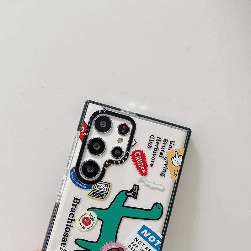 Graphic Stickers Label Phone Case - Samsung - Image 5