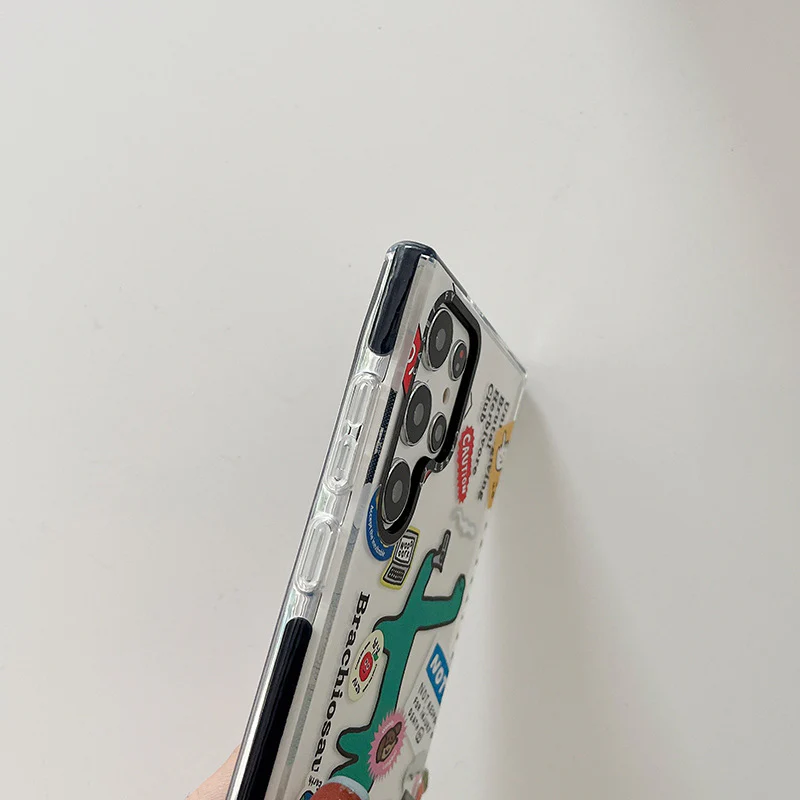 Graphic Stickers Label Phone Case - Samsung - Image 6