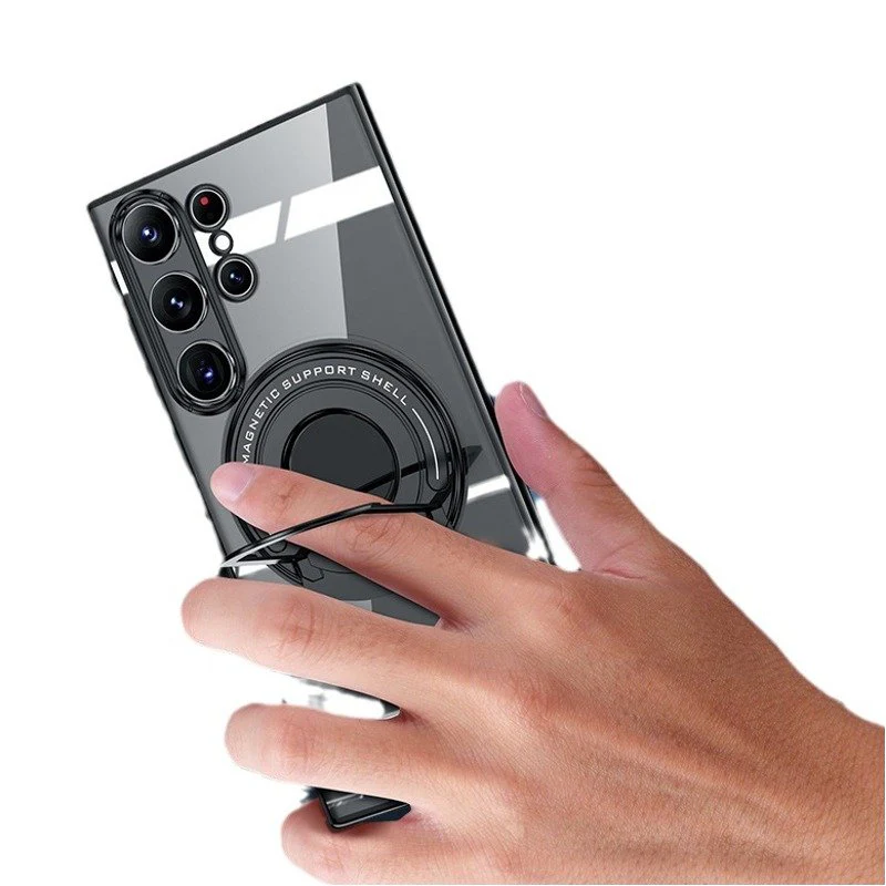 Galaxy S Series Grip Shield Magnetic Ring Holder Case - Image 8