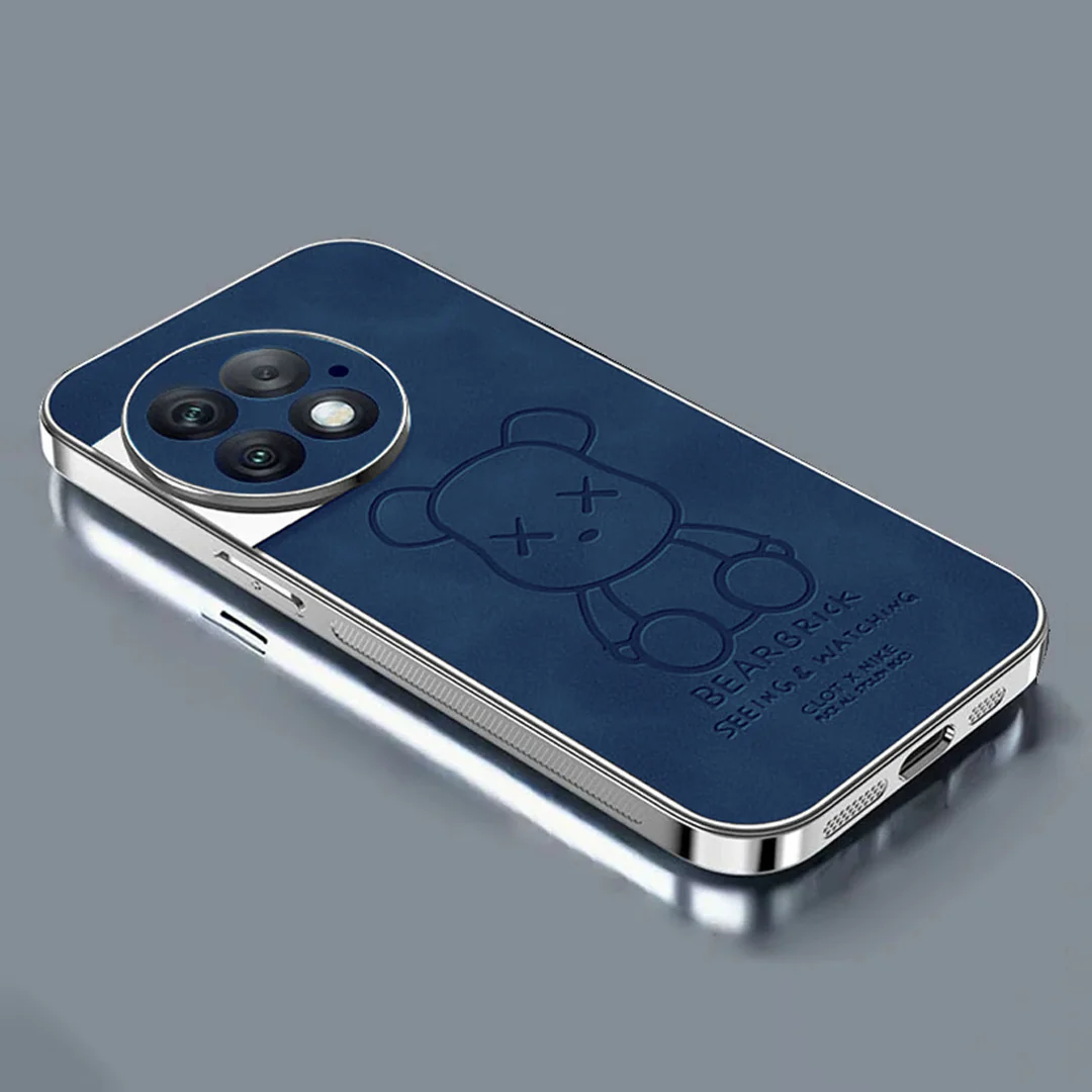 Bear Embossed Leather Case - OnePlus - Image 4