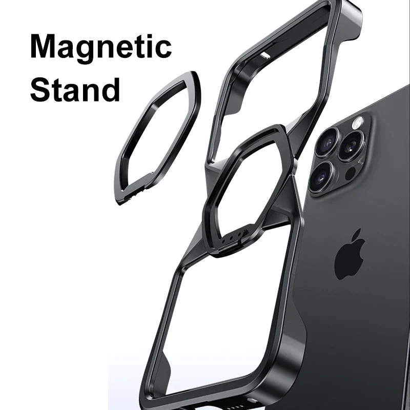 Hexa Shield Metallic Ring Stand Case - iPhone - Image 4