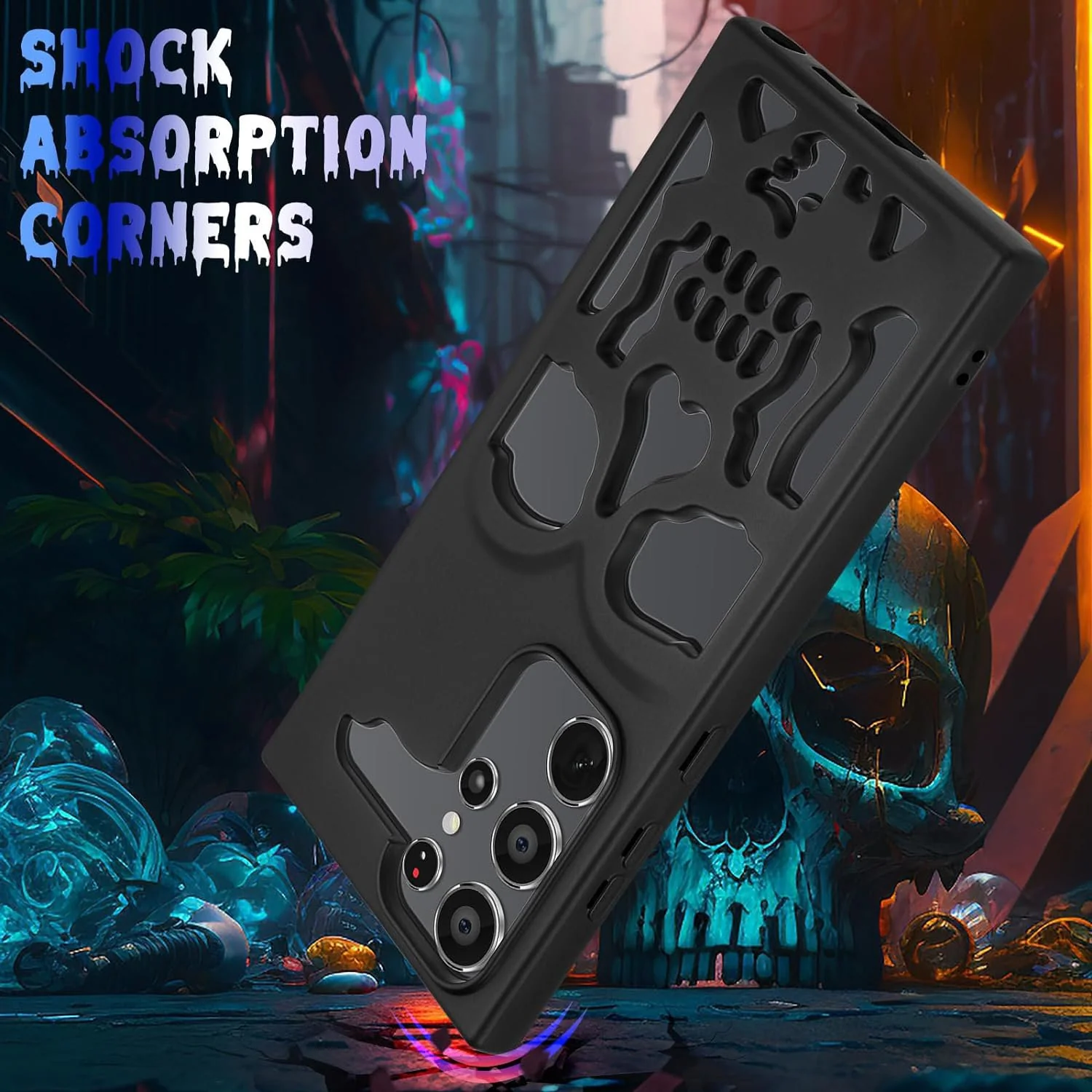 Hollow Skull Cutting Case - Samsung - Image 2
