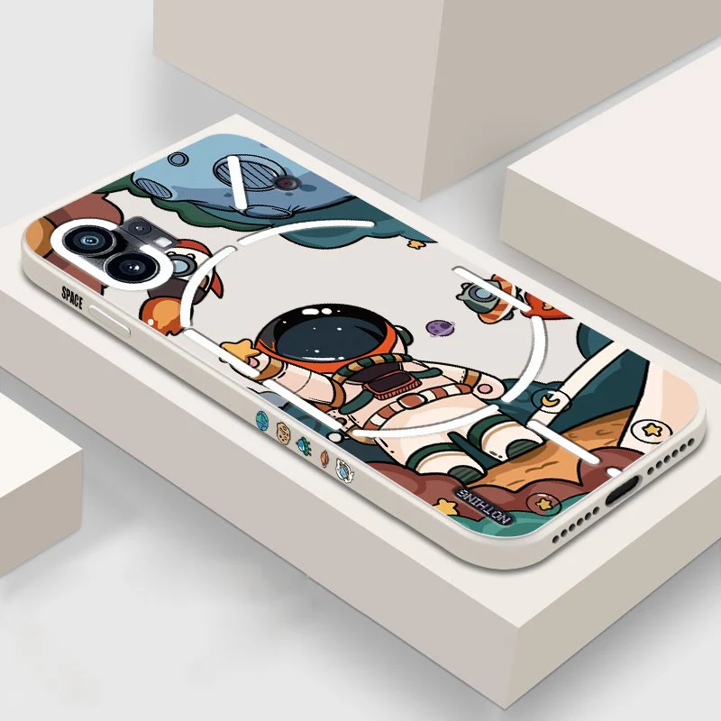 Invincible Anti-Shock Astronaut Cartoon Case - Nothing - Image 2