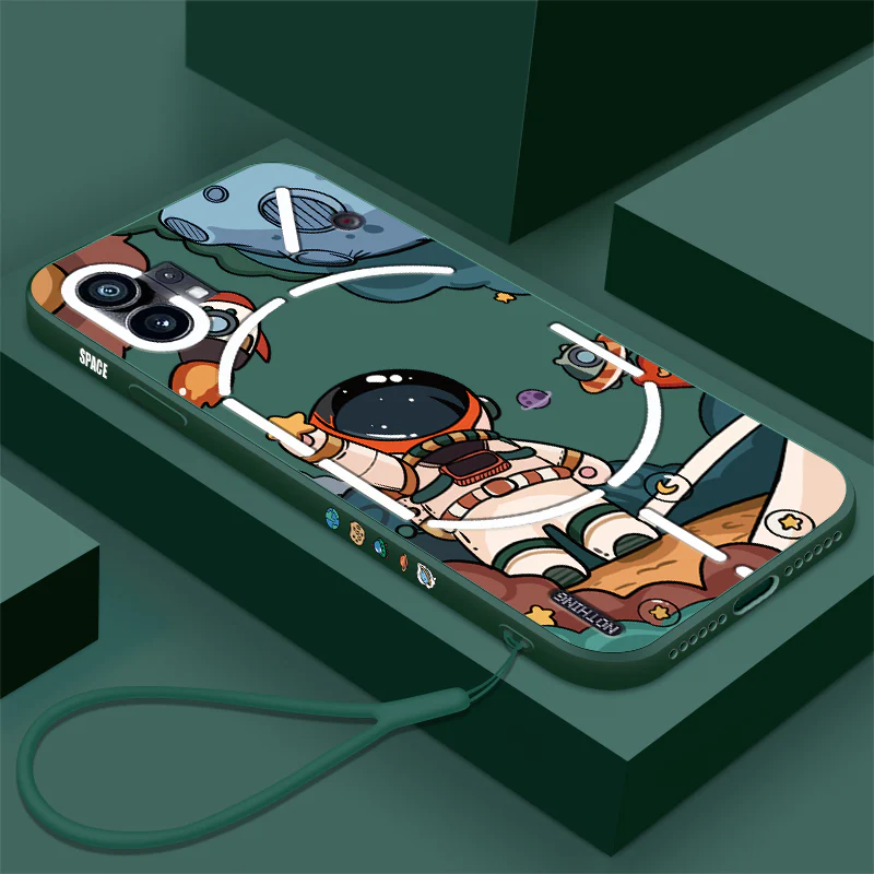Invincible Anti-Shock Astronaut Cartoon Case - Nothing - Image 3